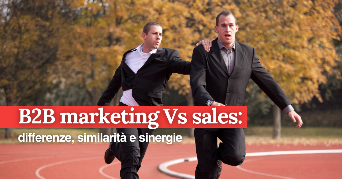 B2B marketing vs sales